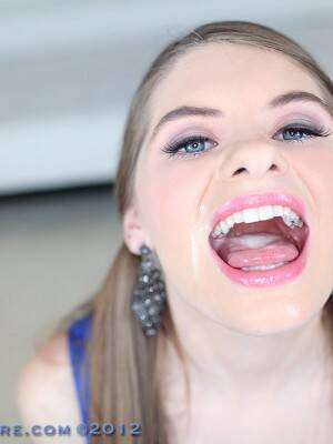 Alice March Swallow Porn - Alice March Gets Her Hairless Pussy Spread - Amateur Allure