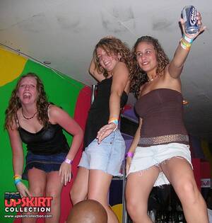 bachelorette party upskirt - Upskirt girls have fun at party
