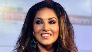 names of american indian porn stars - Canadian Bollywood actress Sunny Leone poses as she hosts Indian television  reality show MTV Splitsvilla 8