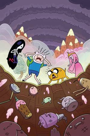 cartoon network adventure time xxx - Marceline, Finn, Jake, Princess Bubblegum, vampire, sweets - Adventure Time