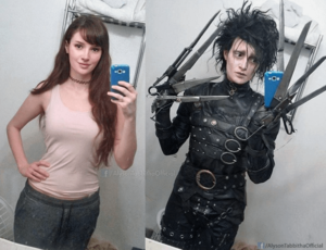 Edward Scissorhands Porn - Edward Scissor-Hands by Alyson Tabbitha : r/cosplaygirls