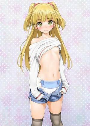 flat chested anime hentai - Anime Hentai porn Young girl loli long hair blonde teasing loli flat chest  small breast tits no big eyes vagina pussy