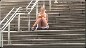 free porn upskirt no panties stairs - White Dress Upskirt No Panties Outdoor Xlx - EPORNER