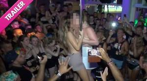 Girls Gone Wild Porn Captions - One website shows pictures of topless women on a dance podium