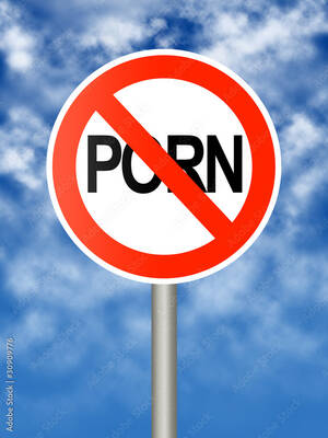 No Porn - No porn sign ilustraciÃ³n de Stock | Adobe Stock