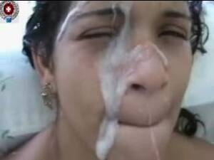 amateur latina wife facial - Amateur Latina Teen Fucked and Gets Unpleasant Messy Facial Cumshot -  NonkTube.com