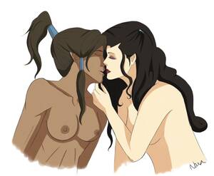 Avatar Lesbian Porn Captions - Korra And Asami Lesbian