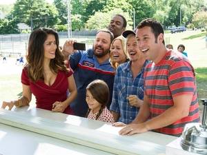 Grown Ups 2 Porn - The cast may be all smiles, but there's not much joy to be had in \