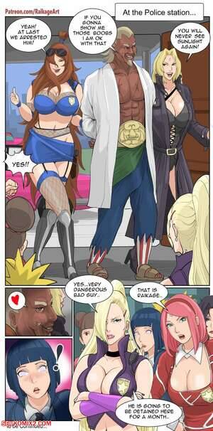 Comic Porn Arrest - âœ…ï¸ Porn comic Police Station. Raikageart. Sex comic busty beauties caught | Porn  comics in English for adults only | sexkomix2.com