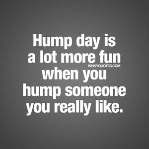 black freaky sex memes - Hump day is a lot more fun when you hump someone you really like. : Â· Like  QuotesFreaky QuotesSexy ...