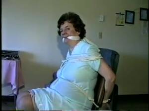 Granny Tied Porn - BoundHub - Granny tied to chair