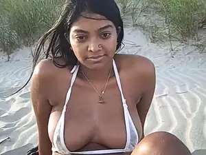 indian bikini beach - Indian Model Jennifer In A Tiny Bikini At NON-Nude Beach! | xHamster