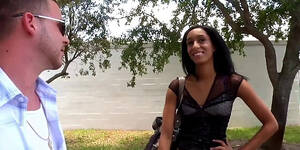 black slut fucks white cock - Black Slut Fucking Long White Cock HD SEX Porn Video 4:56