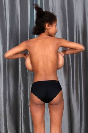 big skinny black tits - Skinny Girl Big Tits Nude Porn Pics - PornPics.com