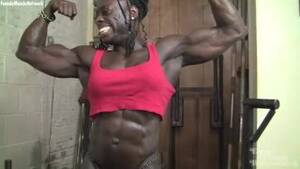 naked black fbb porn - RIpped Black Female Bodybuilder Poses and Flexes - Pornhub.com