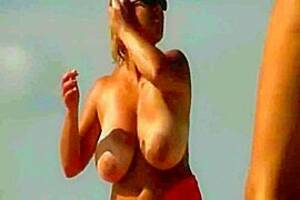bbw huge breasts beach - Spy Beach Mature BBW with saggy huge Tits Nipples Areola, watch free porn  video, HD XXX