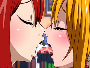 Fairy Tail Lucy And Erza Lesbian - Lucy Erza cum swap - Fairy Tail Hentai Loop | HentaiGO