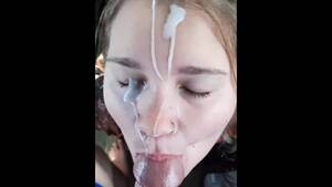 Girlfriend Facial Porn - Cheating GF Takes a Facial - Pornhub.com