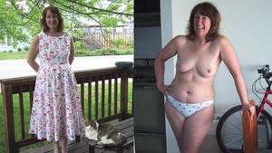 big tit plump dressed undressed - 
