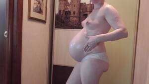milf pregnant belly - Breeding Kink and Oiling Hot MILF Anna's Big Pregnant Belly - Pornhub.com