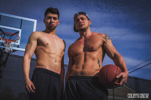 Gay Basketball Sex Game Porn - Basketball-Theme Gay Porn with Joey D & Brett Dylan