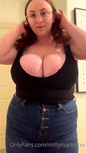 bbw tits in tops - Watch MIllyM tight top try on - Solo, Big Tits, Striptease Porn - SpankBang