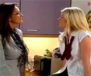 Lesbian Teacher British - Watch British big tits MILF teaches neighbours student blonde daughter in  uniform about lesbian sex - Dildo, British, Student Porn - SpankBang