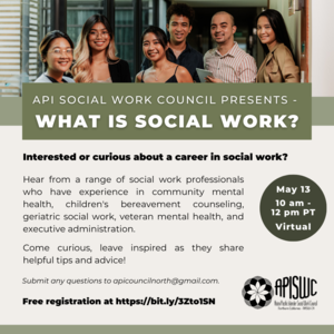 Asian Social Worker Porn - Asian Pacific Islander Social work Council - Home