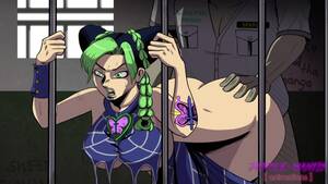 Jojo Bizarre Porn - Jolyne Cujoh Gets her Thicc Ass Interrogated (Jojo's Bizarre Adventure  Commission) - Pornhub.com