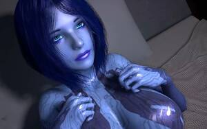 Cortana Pussy - Sex with Cortana on the bed : Halo 3D porn parody by Wraith ward | Faphouse