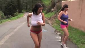bouncing tits running - Bouncing boobs jogging | xHamster