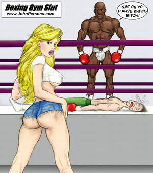 Gym Cartoon Porn - Blonde whore goes to gym to see some black cocks - Sex Comics @ Hard Cartoon  Porn