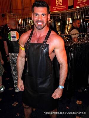 Gay Male Porn Stars In Leather - Gay Porn Stars at CockyCon 2016 & International Mr Leather