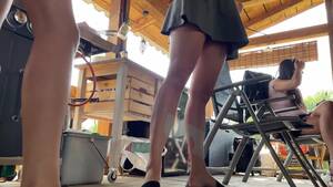 czech public upskirt pussy - Short Skirt Miniskirt wearing No Underwear Tight Pussy Bare Ass Hot Girls  gather for Teasing Outdoor Party to Tease and Show - Free Porn Videos -  YouPorn