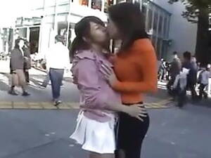 elf xxx lesbian tongue kissing - Free Lesbian Public Kiss Porn | PornKai.com