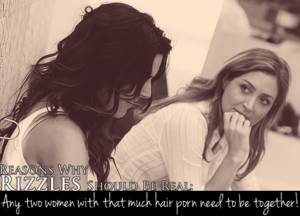 famous tv porn - haha! hair porn! Rizzoli and Isles