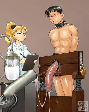anime milking machine cartoons - Femdom Milking Machine Hentai English