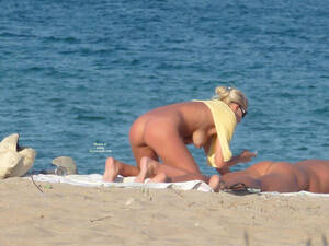 natural tits beach voyeur - Hanging Tits Voyeured On The Beach - Big Tits, Blonde Hair, Hanging Tits,