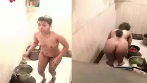 indian bath hidden cam - Indian Girl Bathing Naked In Bathroom Spy Cam porn indian film