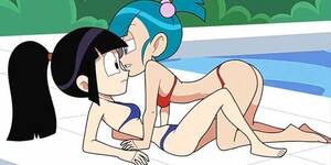 Chichi Android 18 Lesbian Porn - Lesbian Bulma and ChiChi - Dragonball - Tnaflix.com