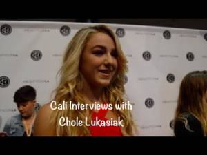 Chloe Lukasiak Porn - Cali Interviews with Chloe Lukasiak at Beautycon 2016