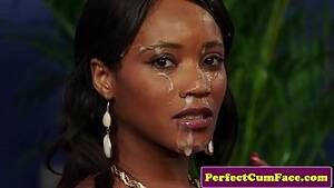 british ebony facial - British ebony milf facialized after sucking - XNXX.COM