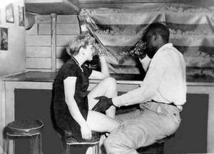 1940s vintage interracial blowjob - Vintage 1940s Interracial Sex