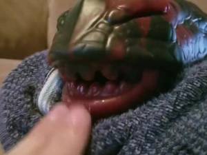 Dragon Cum In Mouth Porn - Bad Dragon Muzzle Fun Time :3