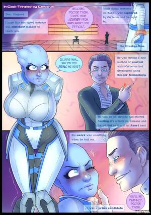 lesbian shemales cartoons captions - Mass Effect porn comics, cartoon porn comics, Rule 34
