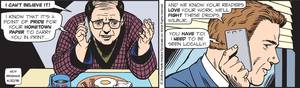 Mary Worth Comic Porn - Oh, I guess Wilbur is only getting dumped from his local paper, so his  livelihood won't be destroyed; it's just that his ex won't be reminded of  what she ...