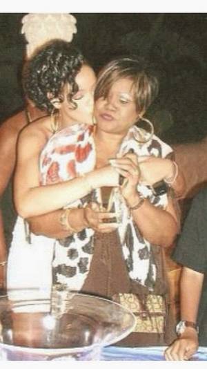 Celebrity Open Pussy Tonto - RIHANNA places a friendly hand on party pal Cara Delevingne's bum during a  tequila-fuelled boat party.