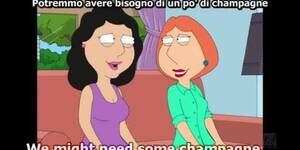 Family Guy Lesbian Porn Cartoon - FAMILY GUY - Lois hot lesbian kiss - funny clip - sexy wives making out -  milfs having sex - Tnaflix.com