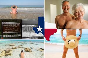 cfnm nudist beach gallery - Fascinating! Texas Is Home to Many Clothing Optional Havens