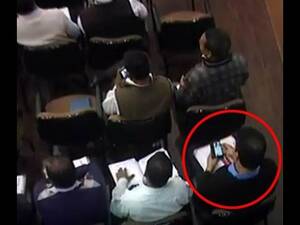 caught on camera - Officer Watching PORN During Meeting | Caught on Camera